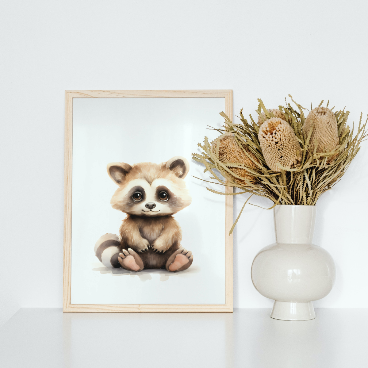 Baby Raccoon Print