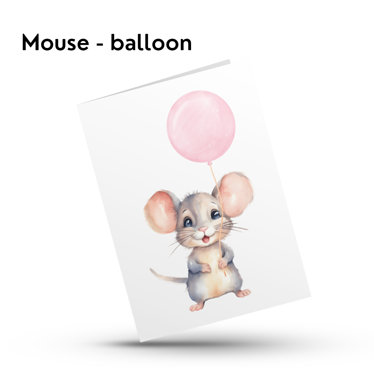 Mouse birthday card