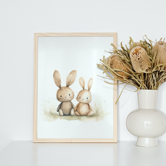 Bunny Nursery Print