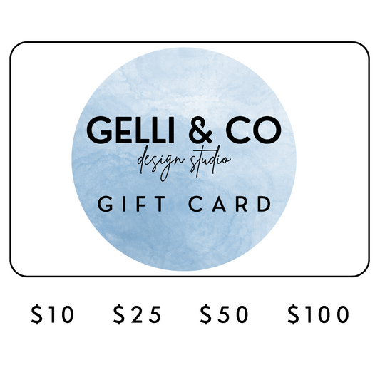 Giftcard Promo for Gelli & Co