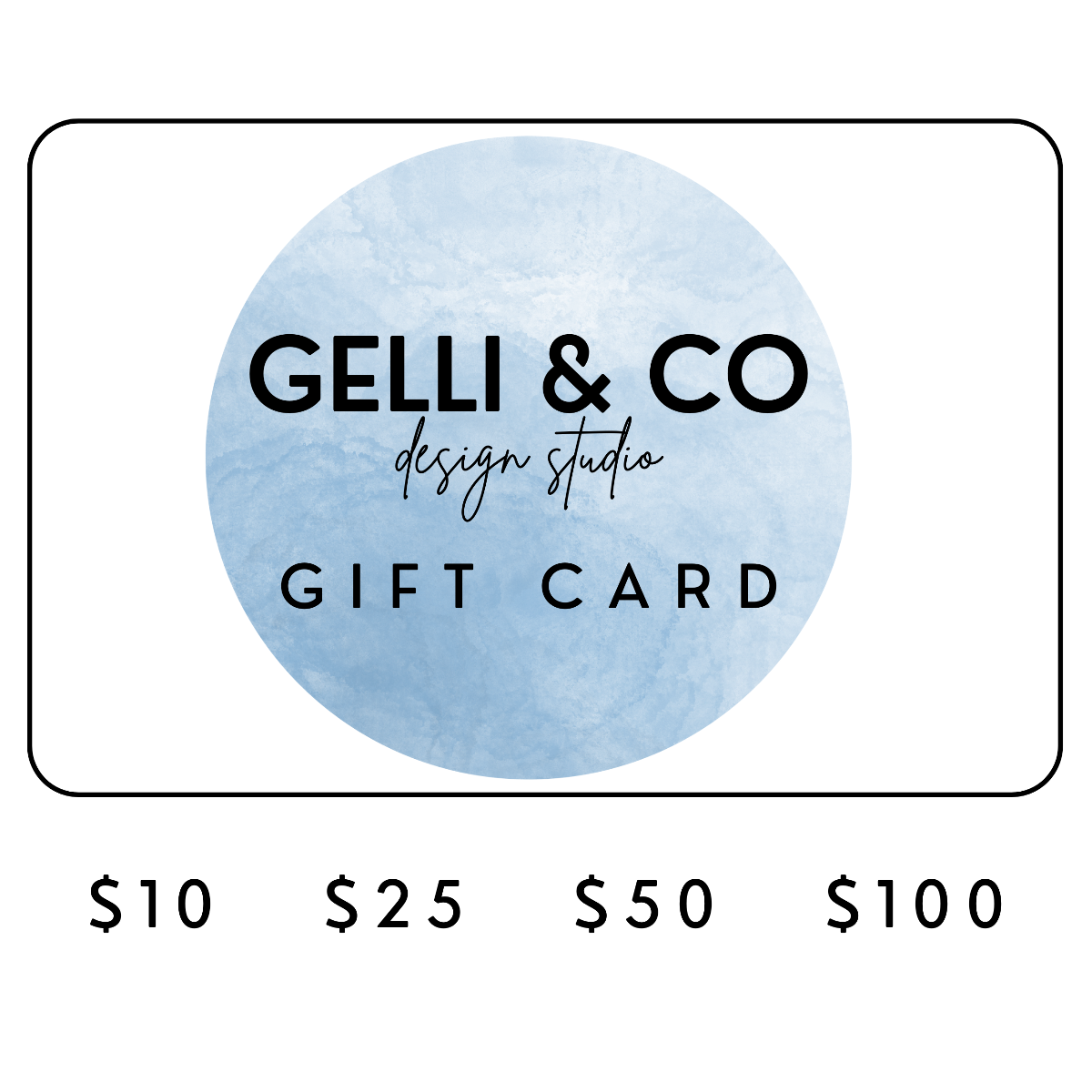 Giftcard Promo for Gelli & Co