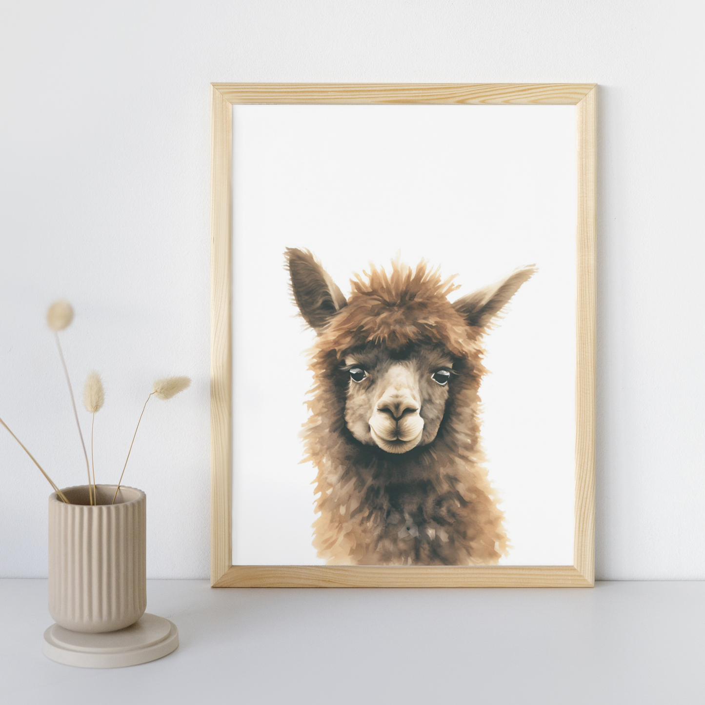 Alpaca print art