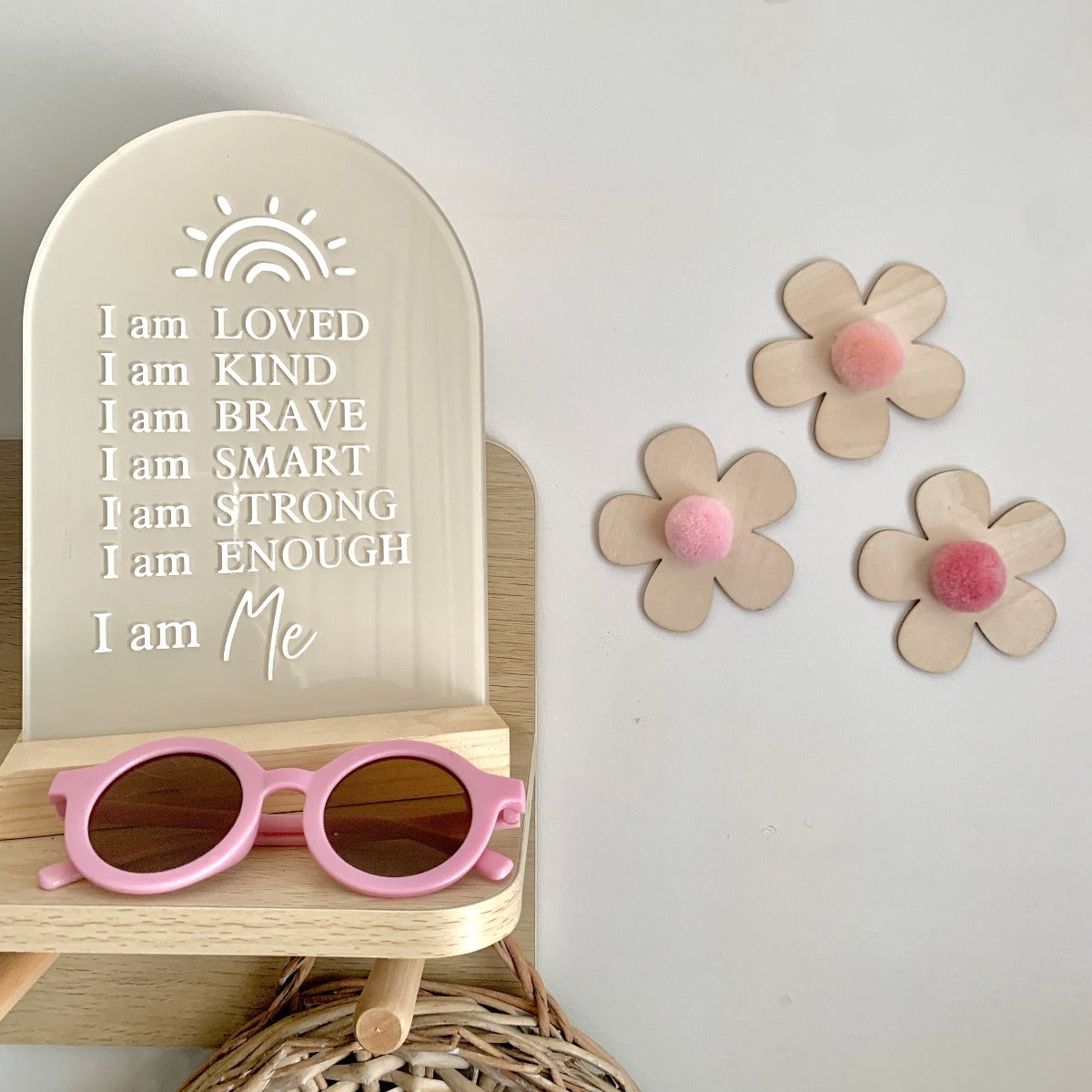 Nursery wall flower decorations