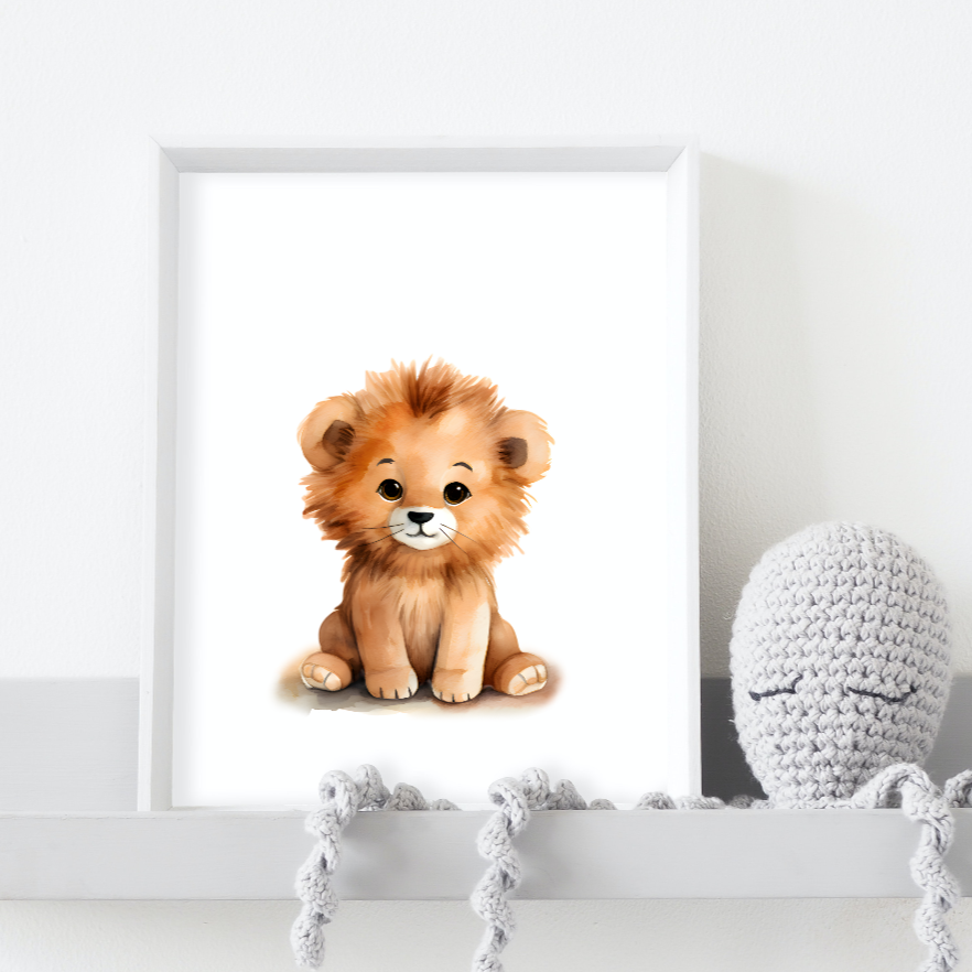 Nursery Lion Print