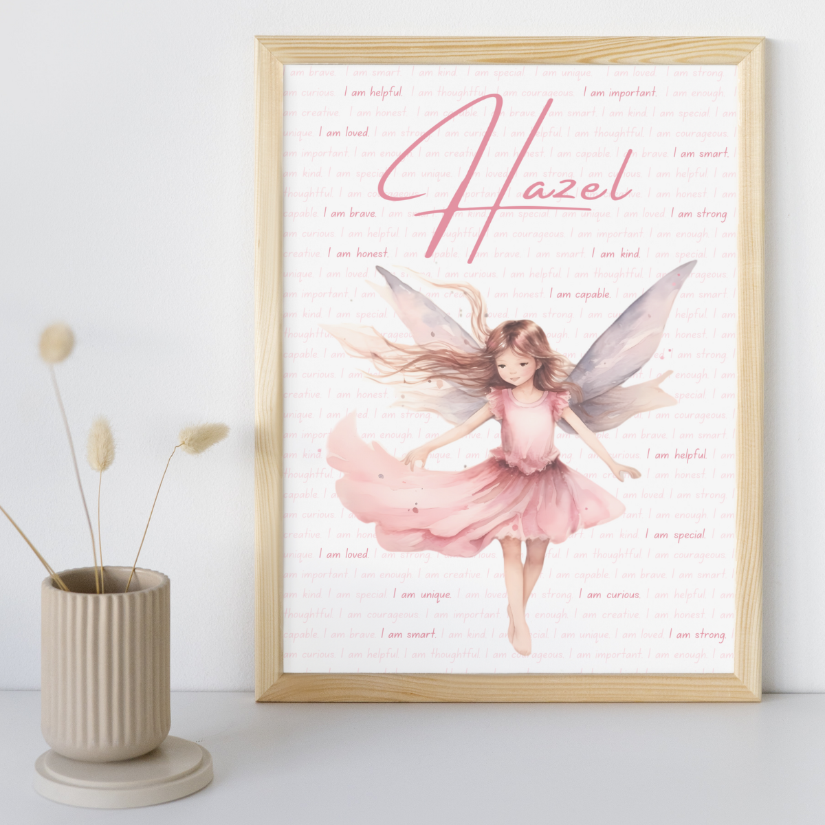 Personalised Affirmations Print - Fairy