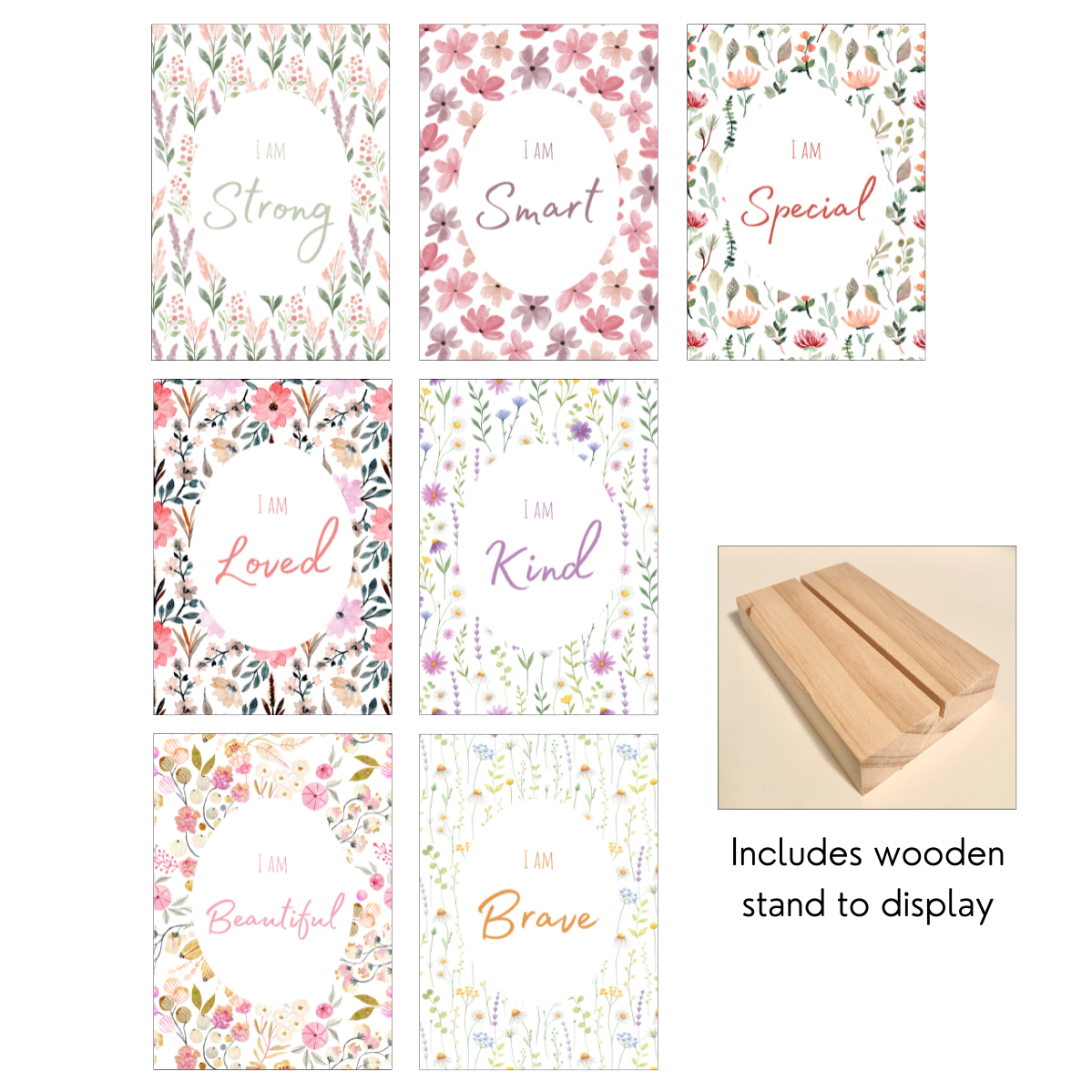 Daily Affirmations Pack - Floral