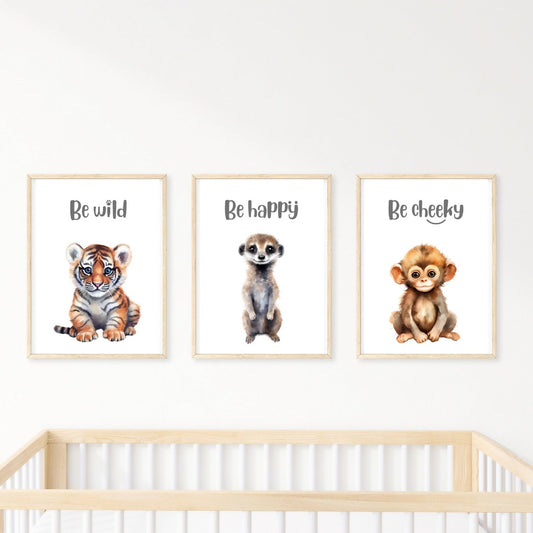 Mockup of nursery artwork