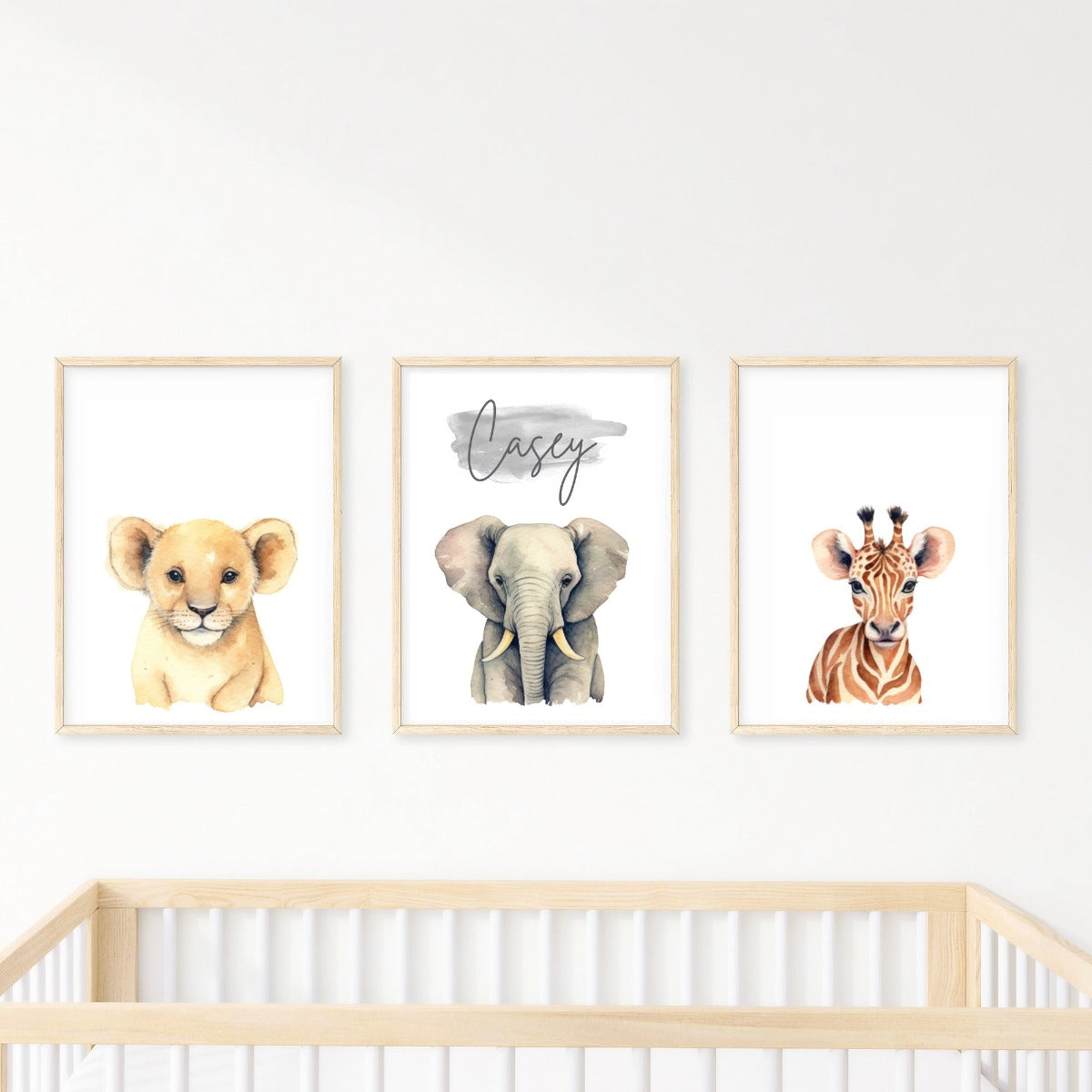 Safari set mockup with elephant in the middle