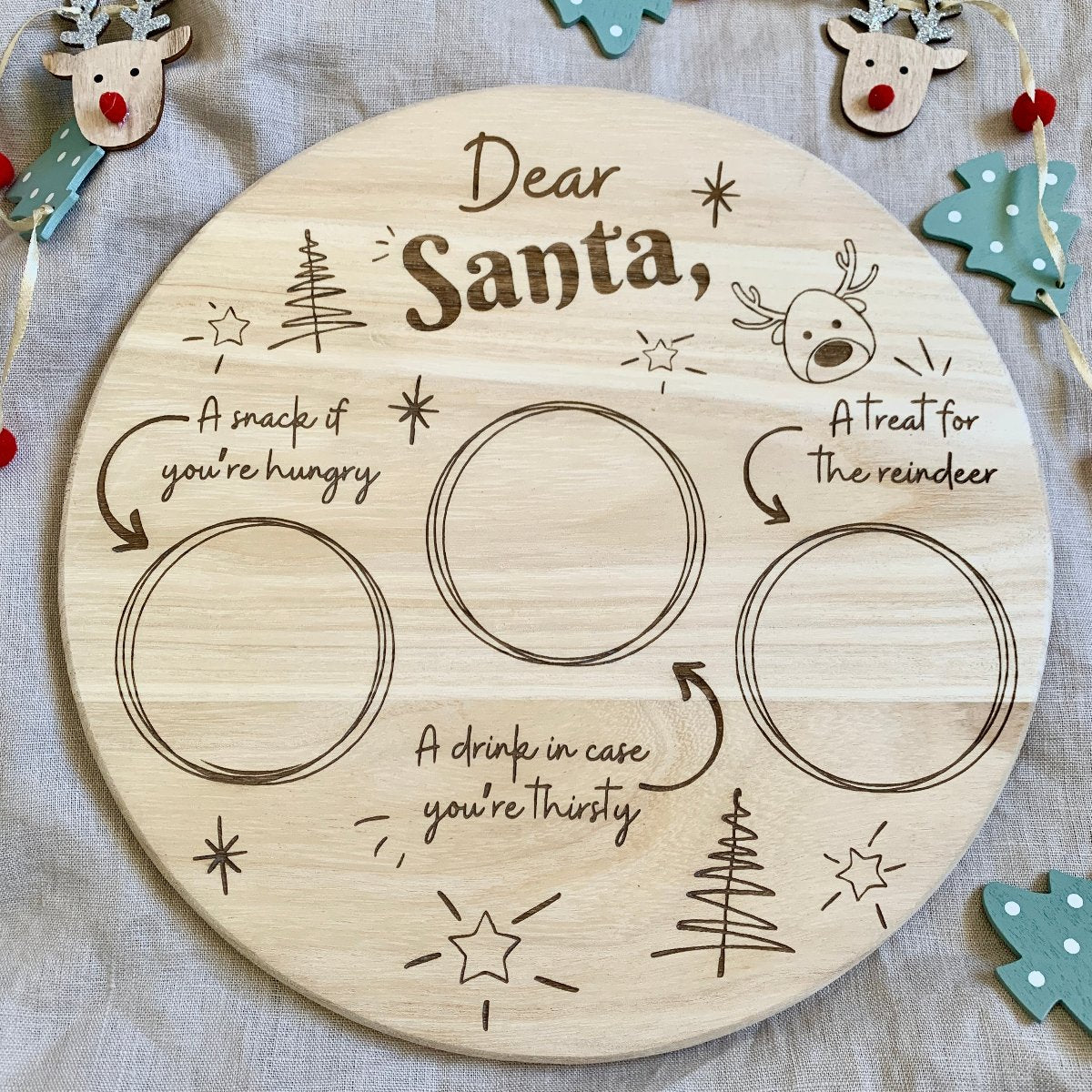 Christmas Eve Santa Treat Board