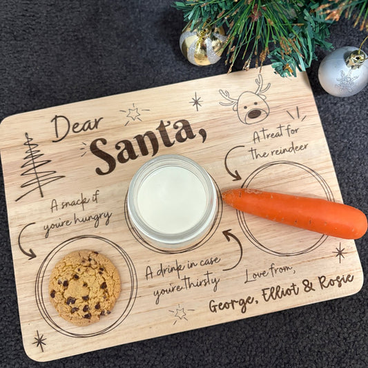 Personalised Santa Treat Board