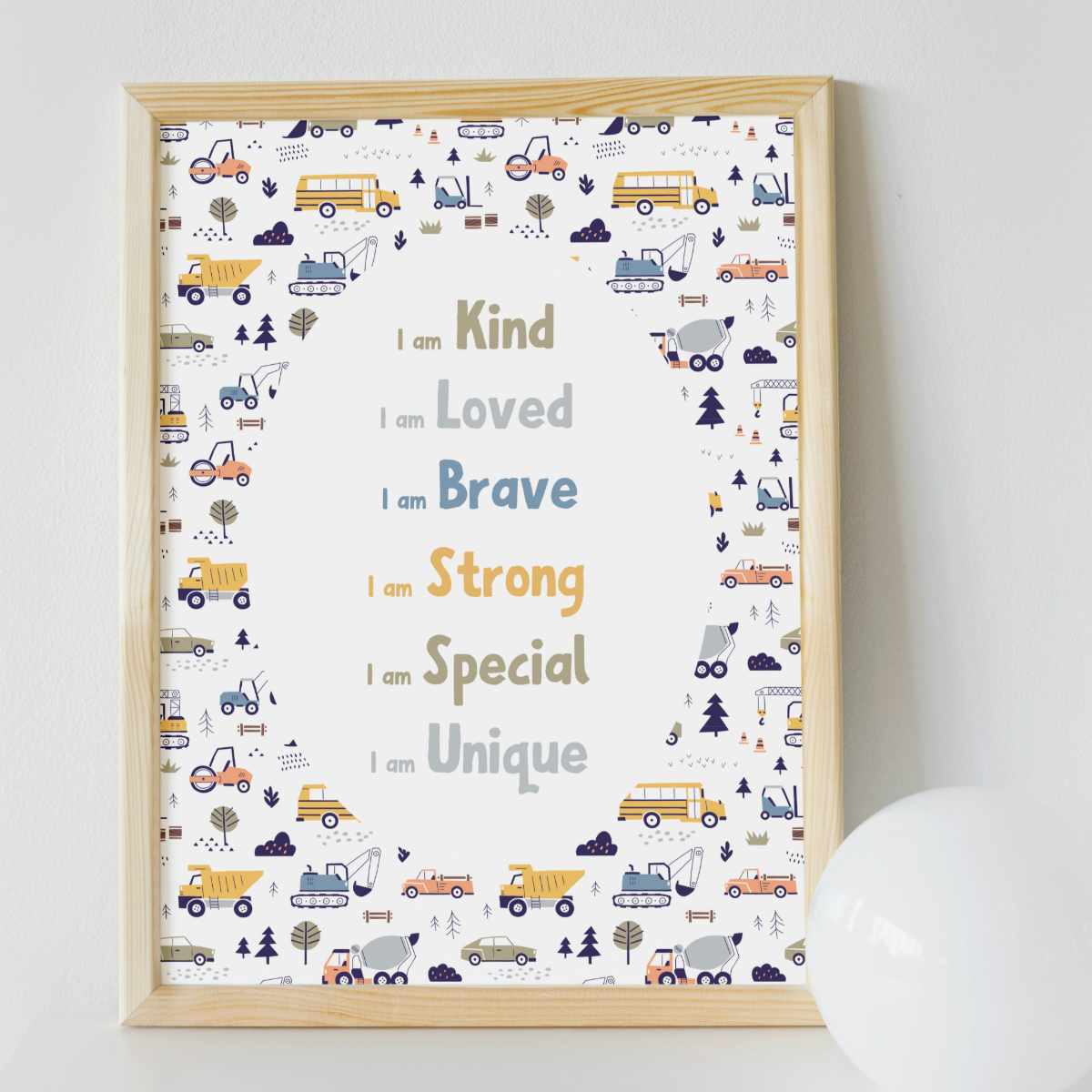 Affirmations Print - Vehicles