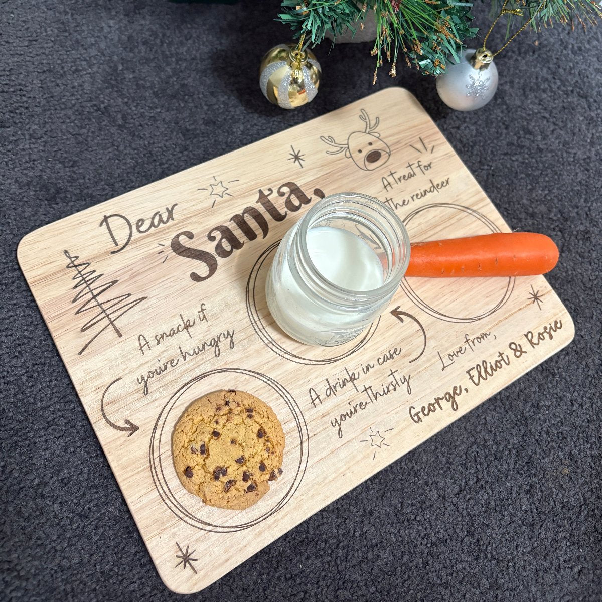 Personalised Santa Treat Board