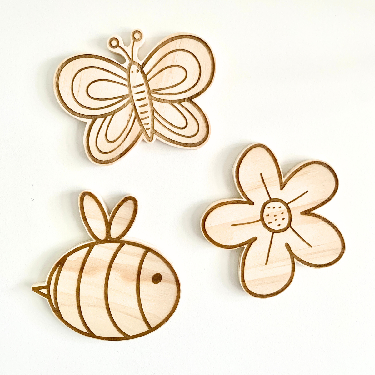 'Garden Beauties' | Wooden Wall Decor | Set or Individual available